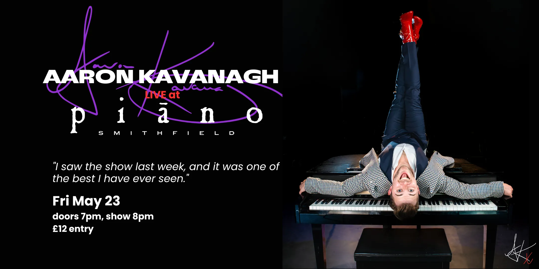 Aaron Kavanagh LIVE at Piano Smithfield image